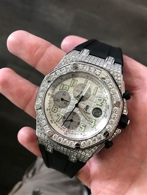 audemars piguet replica iced out|audemars piguet iced out.